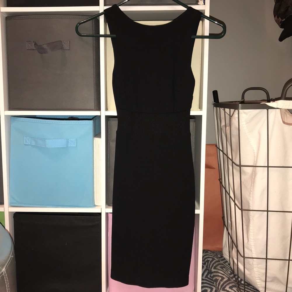 Black party dress from Zara